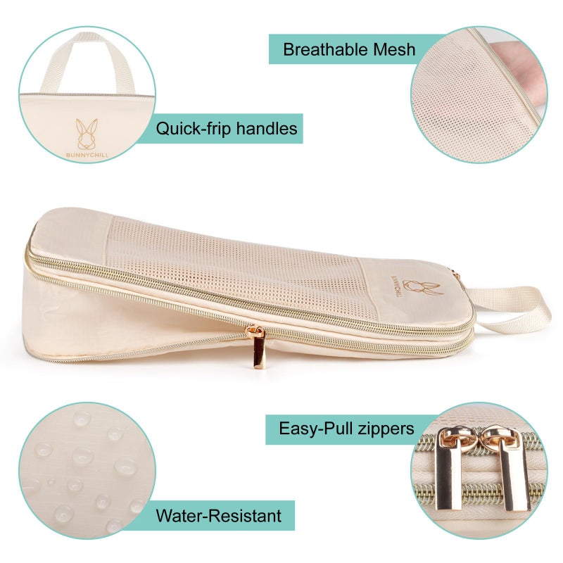 Bunnychill Expandable Compression Packing Cubes for Suitcases 6 Set Lightweight Compressible Travel Packing Organizer for Carry on Suitcase Organizer Bags Set as Travel Essentials for Women - Image 5